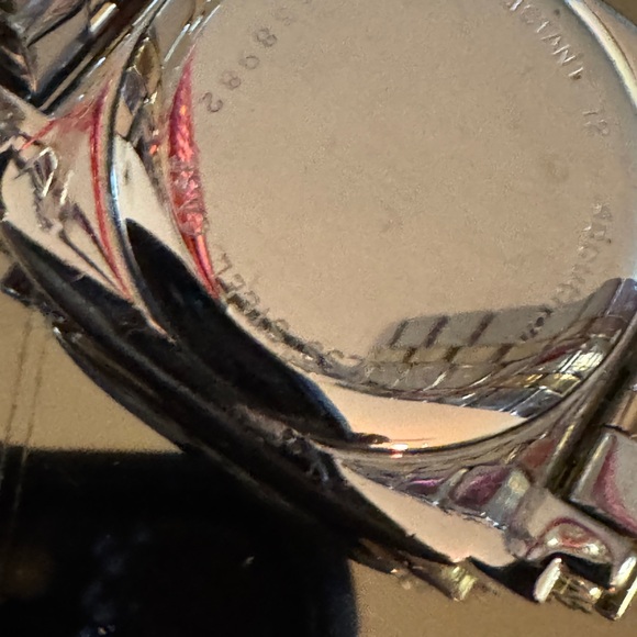 Vintage Sculptured Accutron Bulova T2 Man's Watch 2 Tone Gold & Stainless Steel - Picture 13 of 13